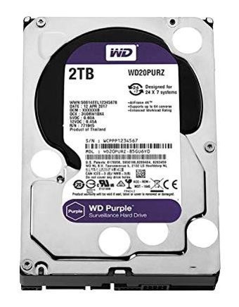 Western Digital WD20PURX 2 TB 3.5 inç 5400 RPM SATA Harddisk
