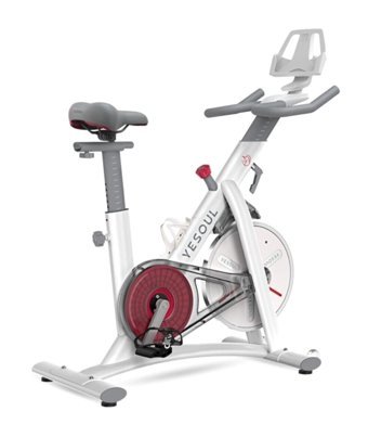 Yesoul S3 Taşıma Kapasitesi Manuel Koltuklu Manyetik Dikey Spinning Kondisyon Bisikleti Beyaz