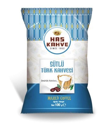 Has Sütlü Sade Türk Kahvesi 100 gr