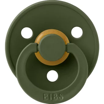 Bibs Colour Emzik 0-6 Ay Delikli Ortodontik Yenidoğan Kiraz Uçlu Kauçuk Emzik Yeşil