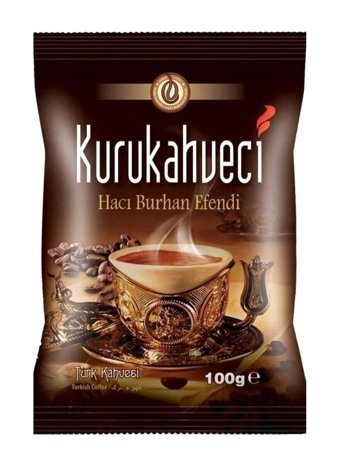 Kurukahveci Hacı Burhan Efendi Sade Orta Kavrulmuş Türk Kahvesi 100 gr