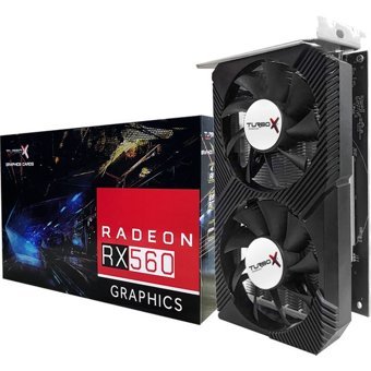 Turbox Arcade Hero N RX 560 4 GB GDDR5 PCI-Express 3.0 DX 12 2 Fanlı 128 Bit Gaming AMD Ekran Kartı