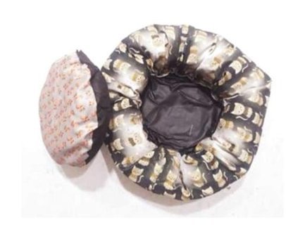 Kemsad 55 cm Simit Kedi Yatağı Çok Renkli