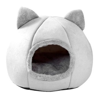 Pericat Petshop 50 cm Üstü Kapalı Kedi Yatağı Gri
