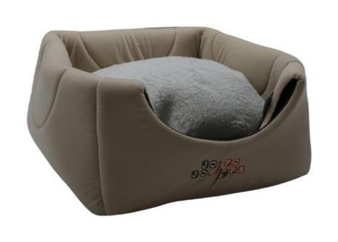 Jojo Pops 35 x 50 cm Üstü Kapalı Kedi Yatağı Açık Gri