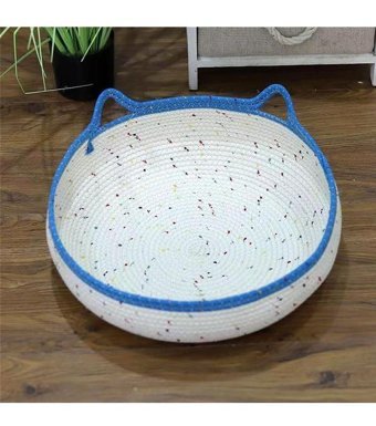 Magideal Suntek 35 x 13 cm Sepet Kedi Yatağı Beyaz