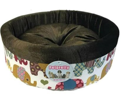 Special 50 x 50 cm Simit Kedi Yatağı Kahverengi