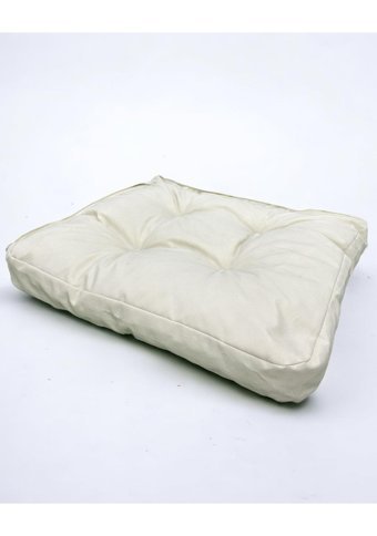 Kemique Yıkanabilir 65 x 60 cm Sepet Kedi Yatağı Krem