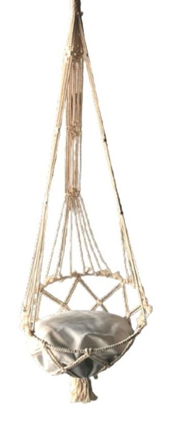 Greenpet Sallanan 40 x 140 cm Sepet Kedi Yatağı Krem