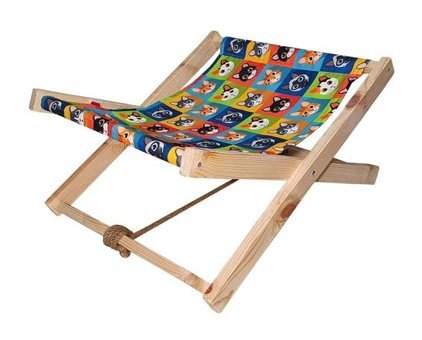 Barış Dizayn Sallanan Ayaklı 50 x 43 x 28 cm Sepet Kedi Yatağı Çok Renkli
