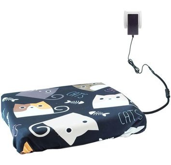 Powertec 45 x 45 cm Simit Kedi Yatağı Çok Renkli