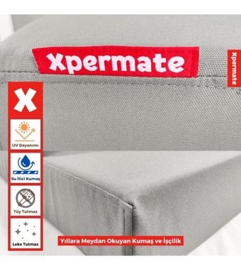 Xpermate 60 x 72 x 40 cm Sepet Kedi Yatağı Antrasit