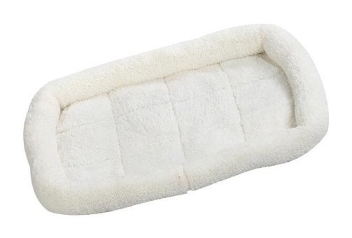 Magideal Suntek Yıkanabilir 46 x 32 cm Sepet Kedi Yatağı Beyaz