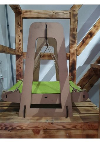 Aquahome 52 x 36 x 47 cm Sepet Kedi Yatağı Mavi
