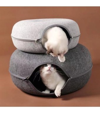 Tcherchi 60 x 25 cm Simit Kedi Yatağı Pembe