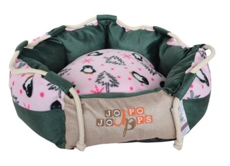 Jojo Pops Rope No 18 35 x 50 cm Sepet Kedi Yatağı Açık Gri