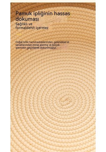 Eternal Luck 39 cm Sepet Kedi Yatağı Bej
