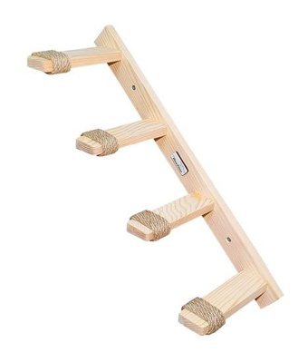 Barış Dizayn 50 cm Cama Yapışan Kedi Yatağı Ahşap