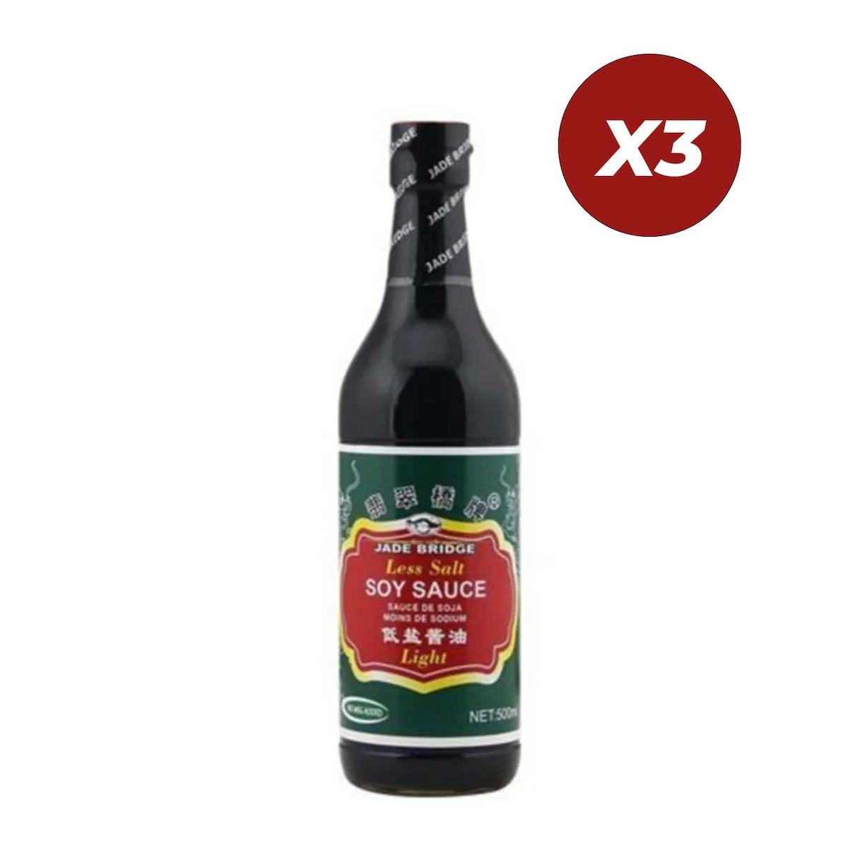 Jade Bridge Tuzu Azaltılmış Soya Sosu 3x500 ml