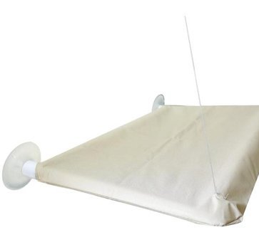 Magideal Suntek Vantuzlu 45 x 45 x 35 cm Sepet Kedi Yatağı Bej