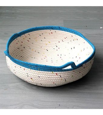 Magideal Suntek 40 x 15 x 15.7 cm Sepet Kedi Yatağı Beyaz