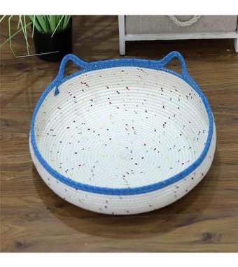 Magideal Suntek 40 x 15 x 15.7 cm Sepet Kedi Yatağı Beyaz