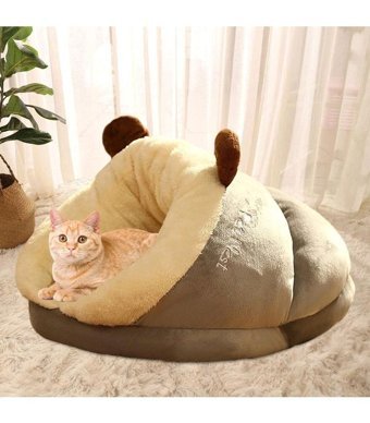 Magideal Suntek 30 x 35 x 50 cm Sepet Kedi Yatağı Gri