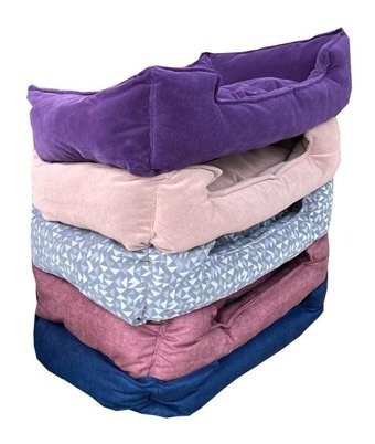 Brt Pet 60 x 45 x 20 cm Sepet Kedi Yatağı Çok Renkli
