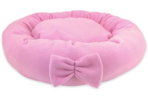 Patiderm 50 x 50 x 12 cm Simit Kedi Yatağı Pembe