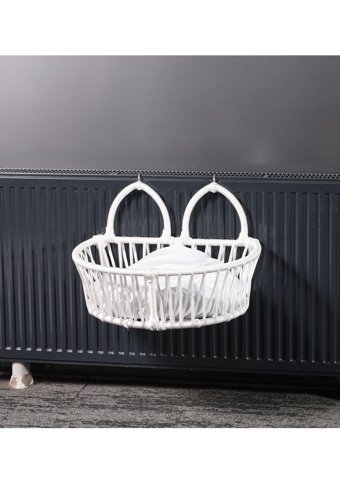 Homedora 55 x 15 cm Kalorifer Kedi Yatağı Beyaz