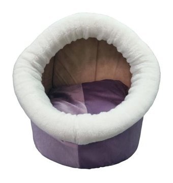 Aquahome 45 x 40 x 37 cm Üstü Kapalı Kedi Yatağı Çok Renkli
