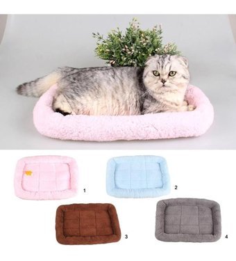 Magideal Suntek Yıkanabilir 42 x 28 cm Sepet Kedi Yatağı Gri