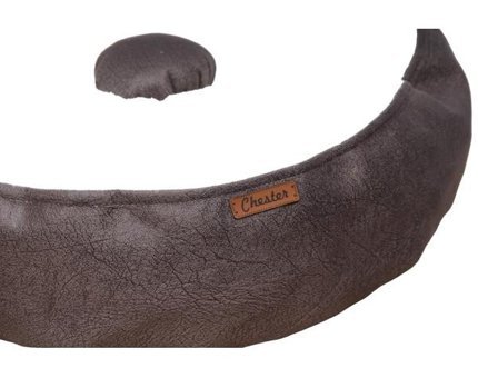 Chester Pool Yıkanabilir 60 cm Simit Kedi Yatağı Yeşil