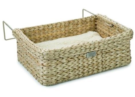 Karlie 40 x 30 x 15 cm Sepet Kedi Yatağı Krem