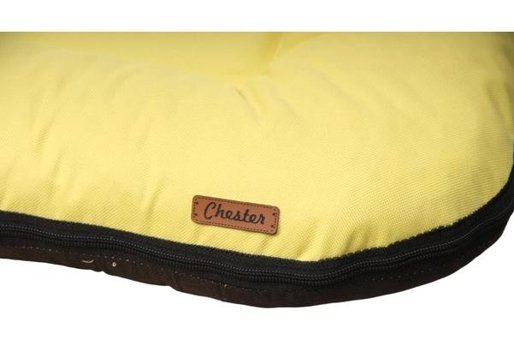 Chester Yıkanabilir 60 x 40 cm Sepet Kedi Yatağı Sarı