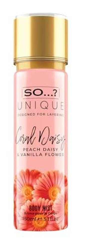 So Unique Coral Daisy Şekerli Kadın Vücut Spreyi 150 ml
