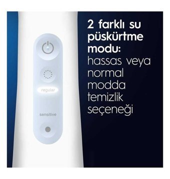 Oral-B Kablosuz Şarjlı Basınç Kontrollü 360° Dönebilen 7 Başlıklı Ağız Duşu