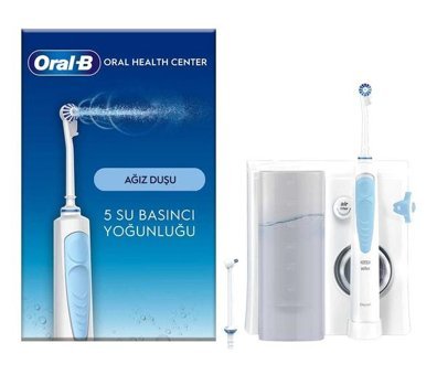 Oral-B Kablosuz Şarjlı Basınç Kontrollü 360° Dönebilen 4 Başlıklı Ağız Duşu