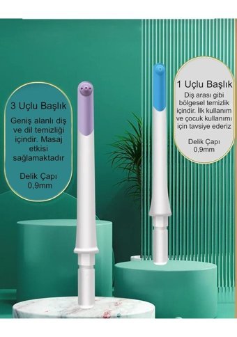 Valkyrie Kablolu Şarjlı Basınç Kontrollü Pil Göstergeli 360° Dönebilen 4 Başlıklı Ağız Duşu
