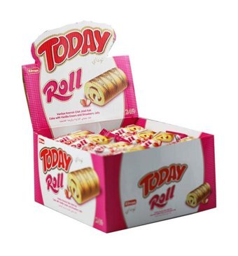 Elvan Today Swiss Roll Çilekli Kek 24x35 gr