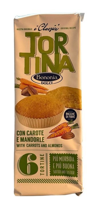 Bononia Dolcı Muffin Havuçlu-Bademli Kek 6x38 gr
