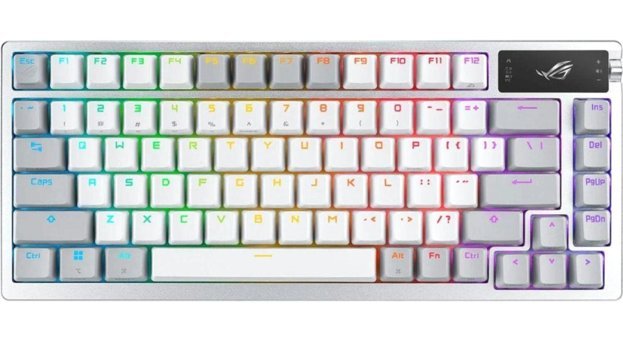 Asus ROG Azoth 2.4 GHz SpeedNova NX Türkçe Q RGB Red Switch Kablosuz Çok Renkli Mekanik Klavye