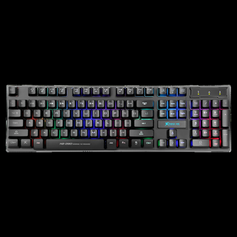 Xtrike Me KB-280 Türkçe Q RGB Mecha-Membrane Switch Kablolu Siyah Mekanik Klavye