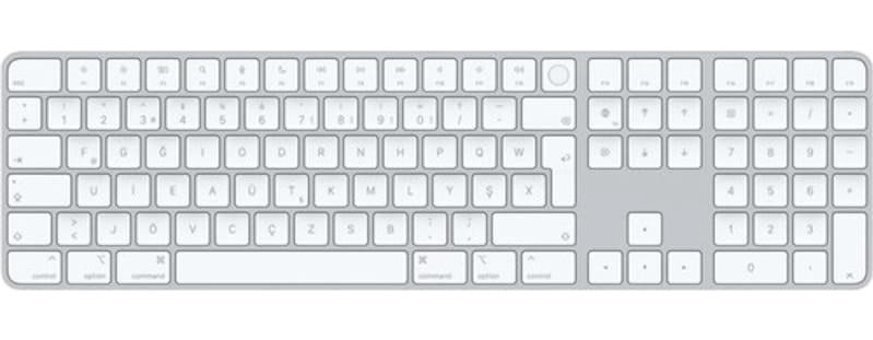 Apple MK2C3TU/A Magic Türkçe F Kablosuz Beyaz Mekanik Klavye