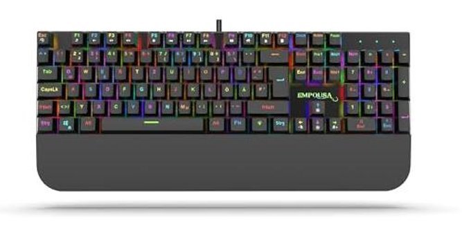 Inca Ikg-443 Empousa Türkçe Q RGB Kablolu Siyah Mekanik Klavye