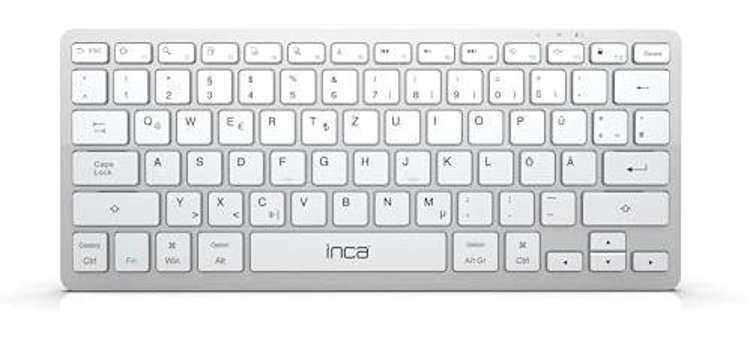 Inca IBK-565BT Türkçe Q Kablosuz Gümüş Standart Klavye