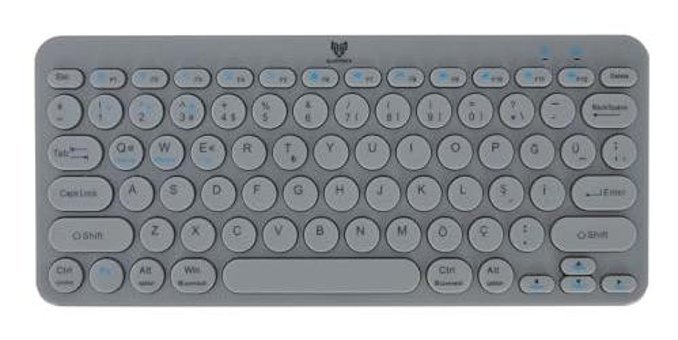 Blueforce Bt-k95 2.4Ghz Türkçe Q Kablolu-Kablosuz Gri Standart Klavye