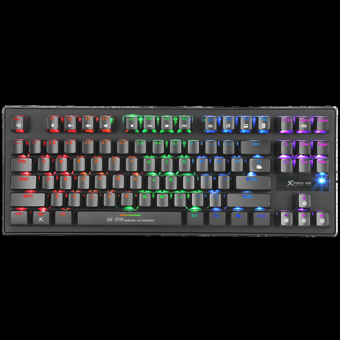 Xtrike Me GK-979 İngilizce Q RGB Blue Switch Kablolu Siyah Mekanik Klavye