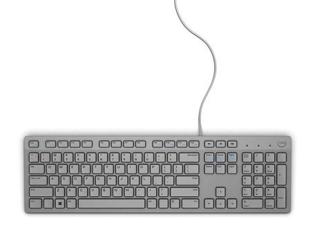Dell KB216 580-ADHR İngilizce Q Kablolu Gri Standart Klavye