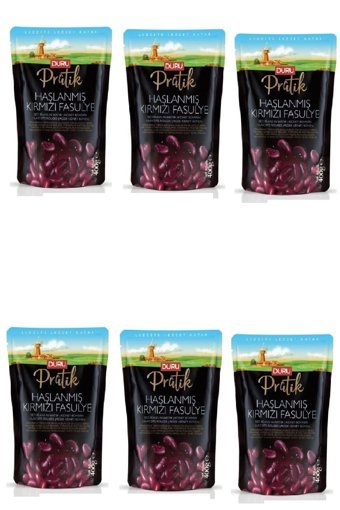 Duru Haşlanmış Kırmızı Fasulye 6x400 gr
